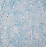 LIGHT BLUE LACE MIDI РОКЛЯ Self-portrait RS24-181M-BL-BLUE
