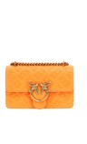 LOVE ONE MINI DC VITELLO SETA LOGO BAG PINKO 100074-A1YB-Q09Q