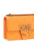 LOVE ONE MINI DC VITELLO SETA LOGO BAG PINKO 100074-A1YB-Q09Q