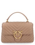LOVE LADY PUFF MINI CL SHEEP NAPPA CHEVRON ЧАНТА PINKO 100044-A0GK-D01Q