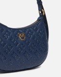 HALF MOON MINI FL VITELLO SETA LOGO ЧАНТА PINKO 102790-A1YB-G08Q