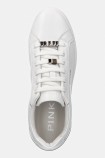 IRIS 01 - МАРАТОНКИ CALF LEATHER MILK/SILVER PINKO SS0131-P001-ZX0