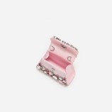 PINK MULTI CRYSTAL MINI ЧАНТА Self-portrait SS26-317-P-PINK