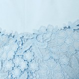 BLUE CREPE LACE MINI РОКЛЯ Self-portrait SS26-095S-BL-BLUE