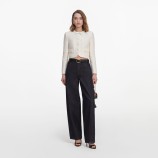 CREAM BOUCLE LACE COLLAR BLAZER Self-portrait PF26-002J-C-CREAM