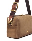 BAULETTO TRITTICO SUEDE SPRAYING BAG PINKO 106761-A3DB-L34J