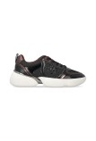 ALBA 03 - МАРАТОНКИ CALF LEATHER/MESH/MIRROR BLACK PINKO SS0211-P027-Z99