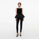 BLACK PANEL KNIT  КЛИН Self-portrait SC26-175P-B-BLACK