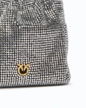 POUCH FULL STRASS/IMITATIONFUR ЧАНТА PINKO 107635-A3M9-Z99Y