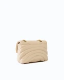 LOVE PUFF MINI CL SHEEP NAPPA BUTTERFLY QUILT ЧАНТА PINKO 100039-A1EX-C50Q